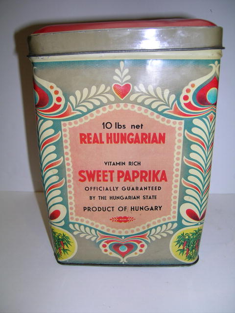 Hungarian Paprika Tin