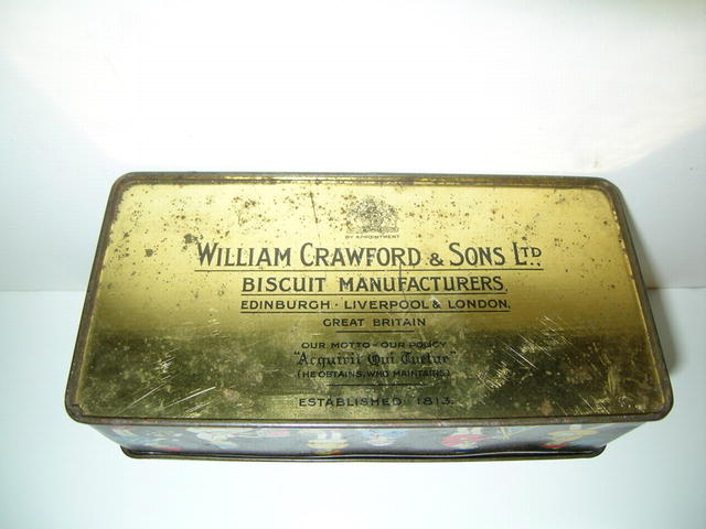 Crawford and Sons Biscuit Scales tin