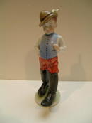 Herend Porcelain figure: Young Man in Hungarian