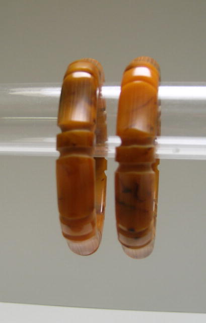 Bakelite Vintage Bamboo Design Bangles