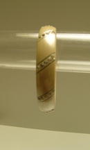 Celluloid and Rhinestone Vintage Bangle