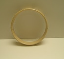 Celluloid and Rhinestone Vintage Bangle