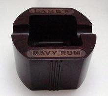 Bakelite Vintage English Ashtray:Lamb's Navy