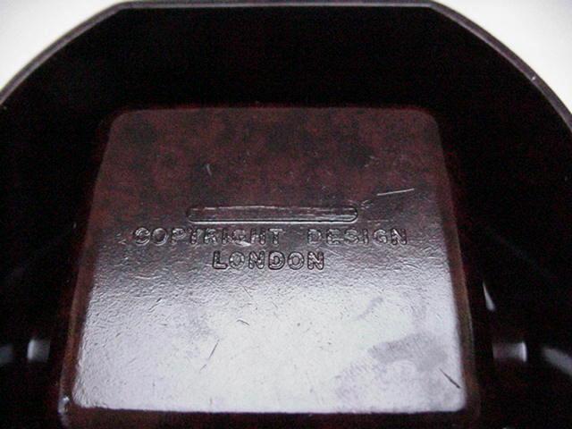 Bakelite Vintage English Ashtray:Lamb's Navy