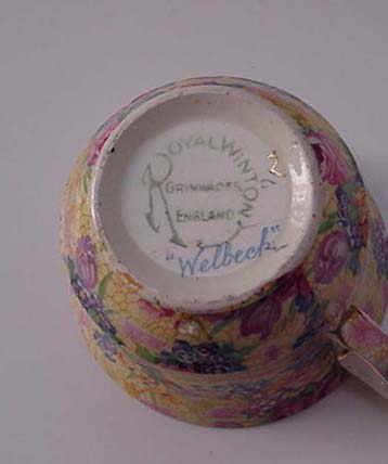 RWC: Royal Winton Vintage Chintz Welbeck Cup