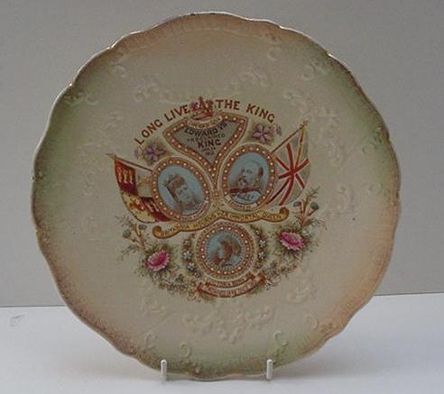 Commemorative Proclamation Plate: Edward VII