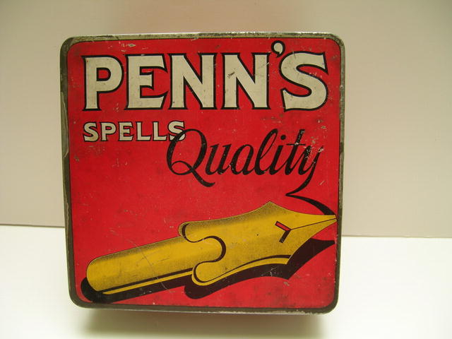 Penn's Natural Leaf Tobacco Advertising Tin