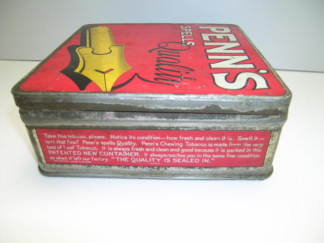 Penn's Natural Leaf Tobacco Advertising Tin