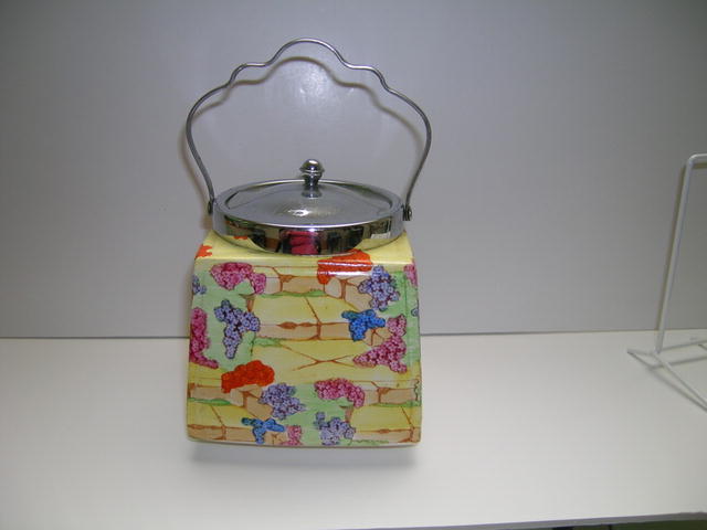 English Deco Biscuit Barrel