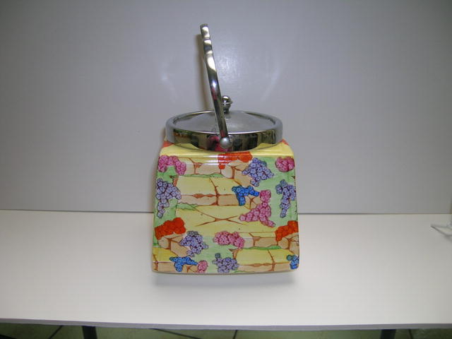 English Deco Biscuit Barrel