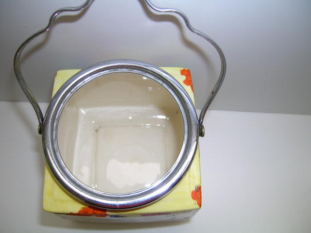 English Deco Biscuit Barrel