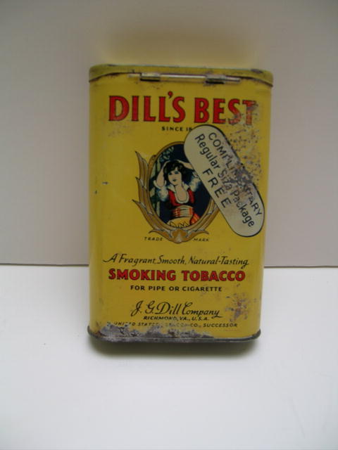 Dill's Best Smoking Tobacco Tin