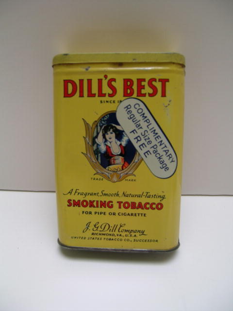 Dill's Best Smoking Tobacco Tin