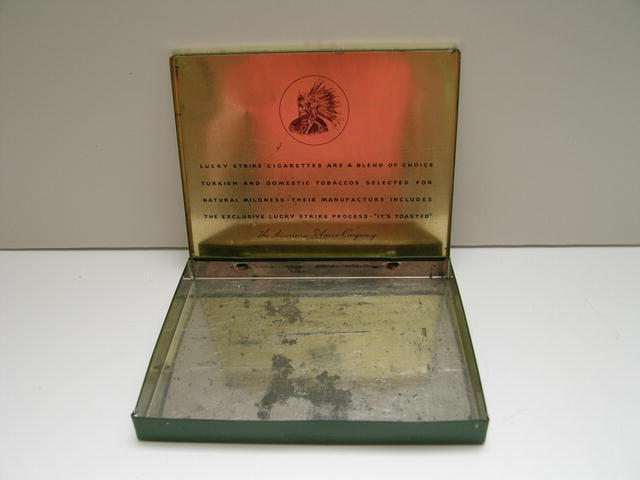 Lucky Strike Cigarettes Tin