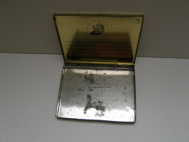 Lucky Strike Cigarettes Tin