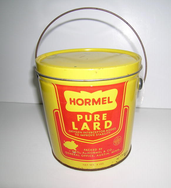 Hormel Pure Lard Advertising Tin