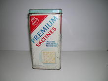 Nabisco Premium Saltine Advertising Tin