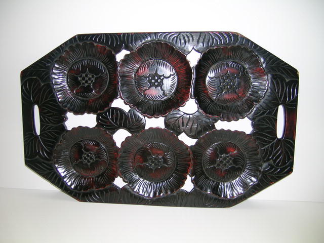 Beautiful Rosewood Serving Tray
