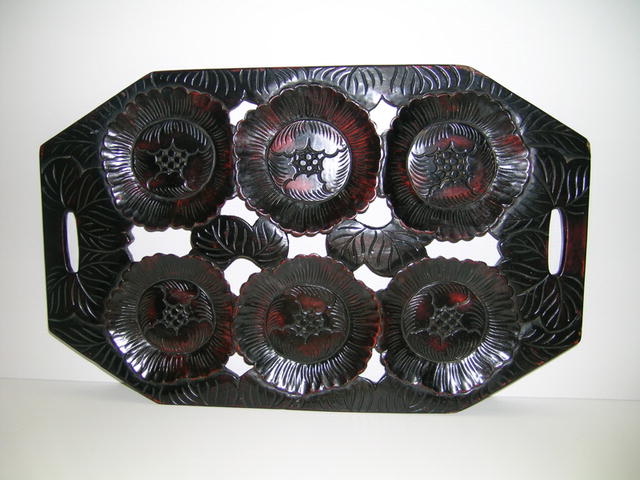 Beautiful Rosewood Serving Tray