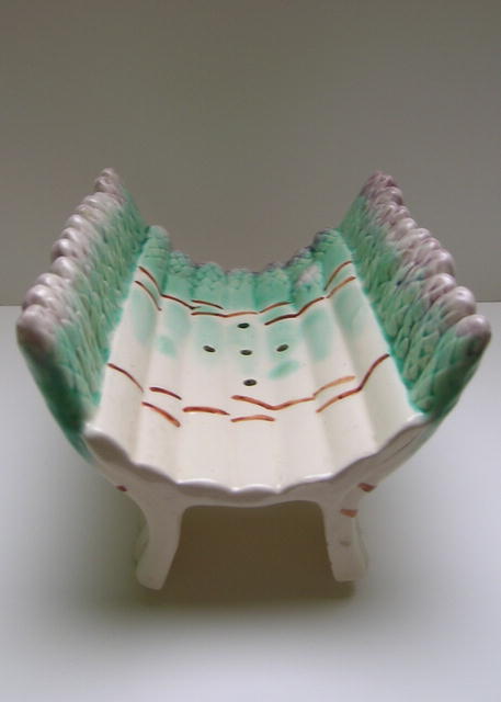 French Majolica Asparagus Dish