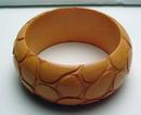 Bakelite Large Taffy Colored Paving Stone