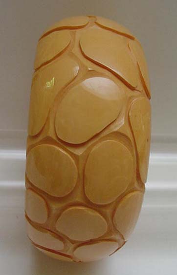 Bakelite Large Taffy Colored Paving Stone