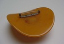 Bakelite Butterscotch Vintage Hat with Dots