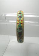 Celluloid Vintage Red on Deco Green Points