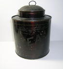 Antique Tea Tin Caddy