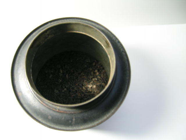 Antique Tea Tin Caddy
