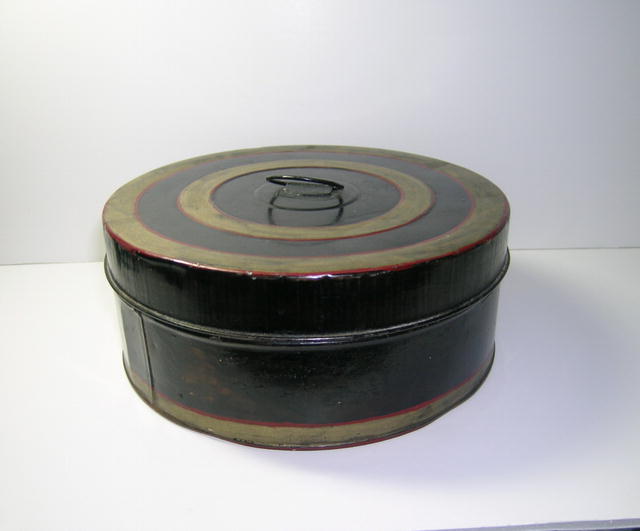 Antique Spice Box Tin with Five Tins
