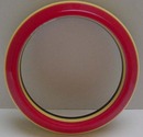 Bakelite laminated Red cream and black