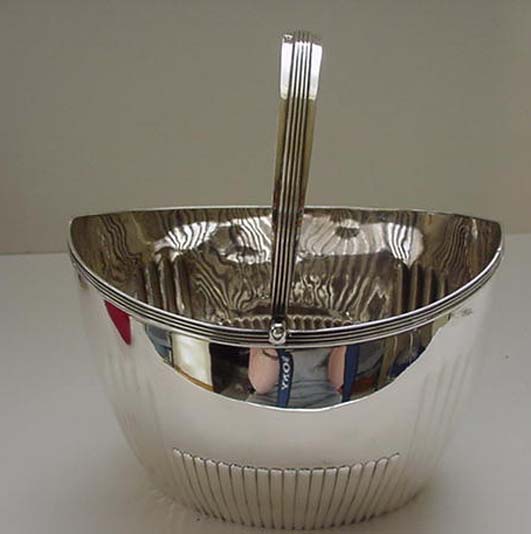 Sterling Georgian Sugar Basket