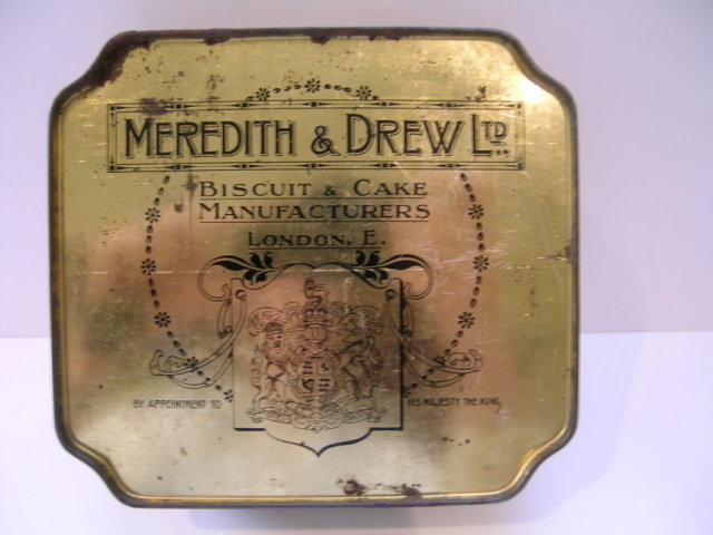 Meredith & Drew English Biscuit Flower Tin
