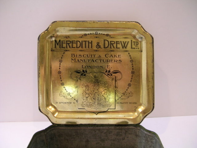 Meredith & Drew English Biscuit Flower Tin