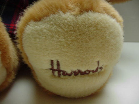 Harrods Tartan Girl Teddy Bear