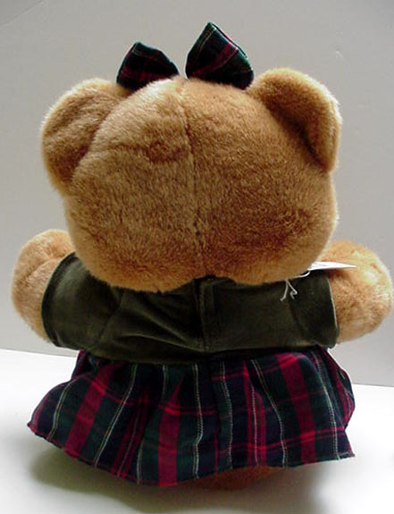 Harrods Tartan Girl Teddy Bear