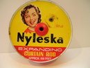 Nyleska Expanding Curtain Rod Advertising Tin