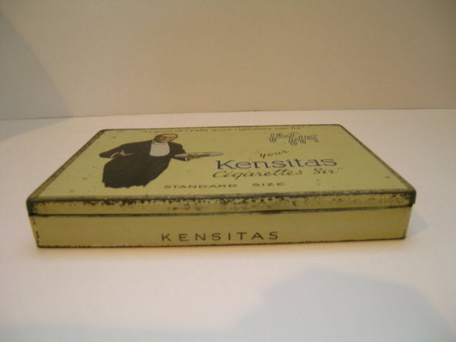 Kensitas Cigarettes Advertising Tin