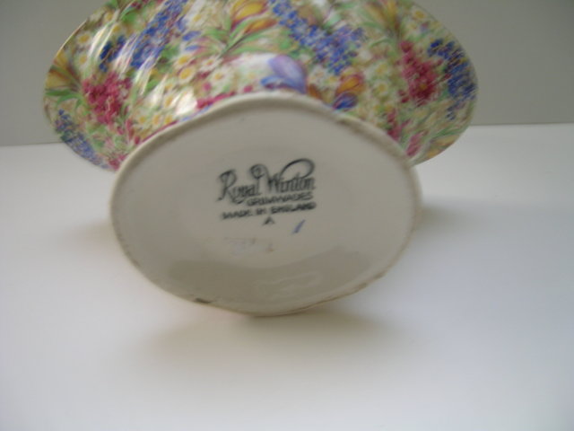 Royal Winton Vintage Chintz Crocus Large Basket