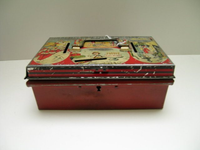 English Child's Money Box Bank