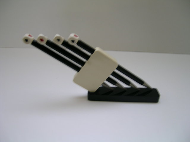 Bakelite Playing Lead Pencils With Stand