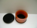 Bakelite Vintage Butterscotch and Black Box