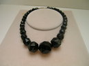 Victorian Whitby Jet Bead Necklace