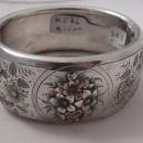 Victorian Sterling Silver Bangle