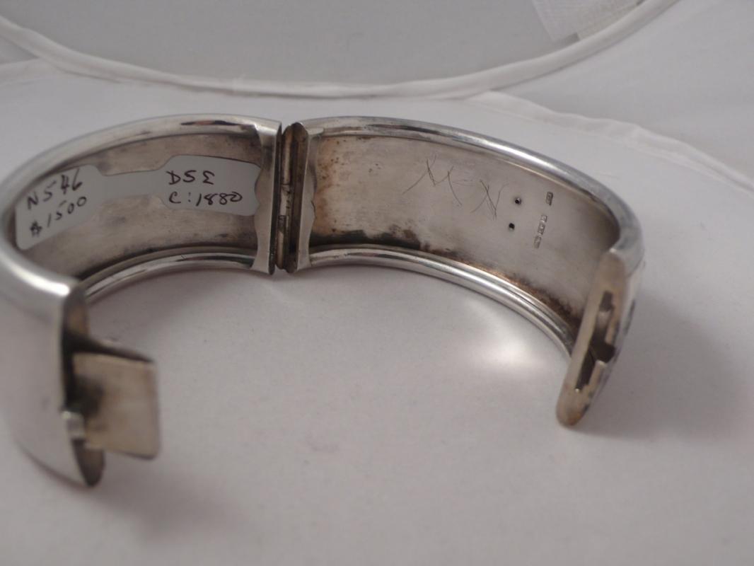 Victorian Sterling Silver Bangle