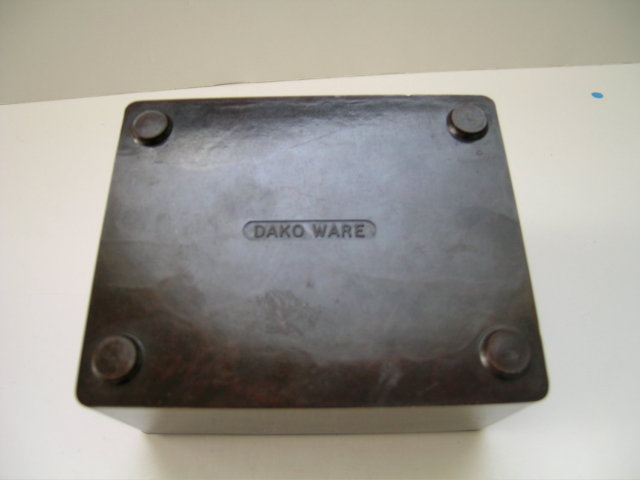 Bakelite Vintage Bridge Box with Trump Marker