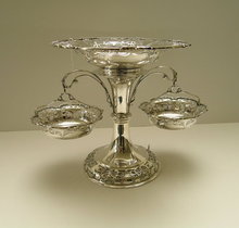 Sterling Silver Epergne: London 1906
