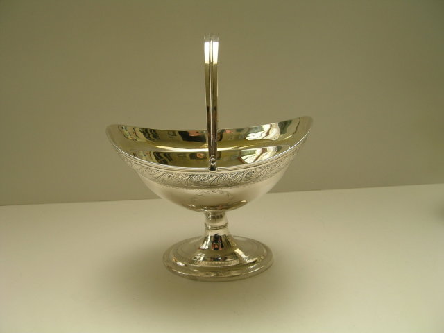 Sterling Silver Antique Dublin Basket