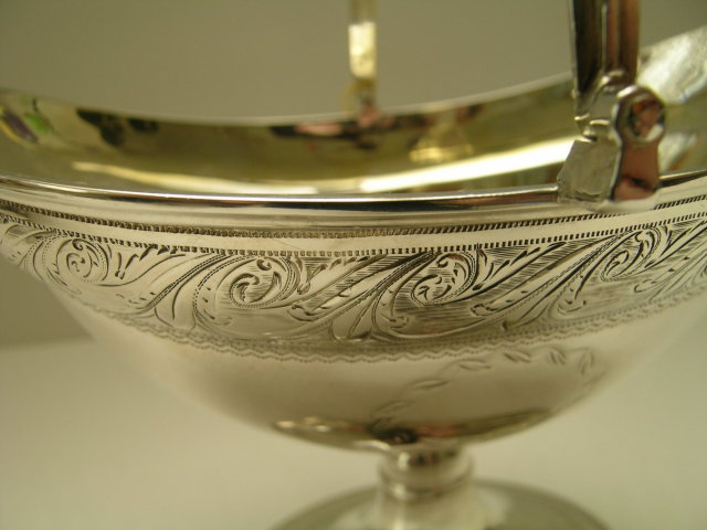 Sterling Silver Antique Dublin Basket